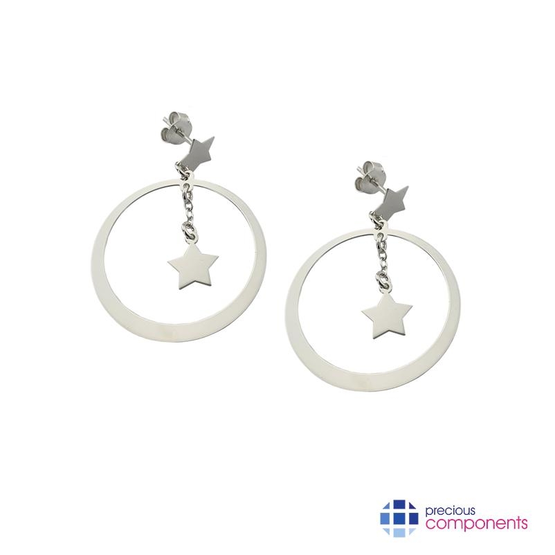 Shooting Stars Earrings - Precious Components