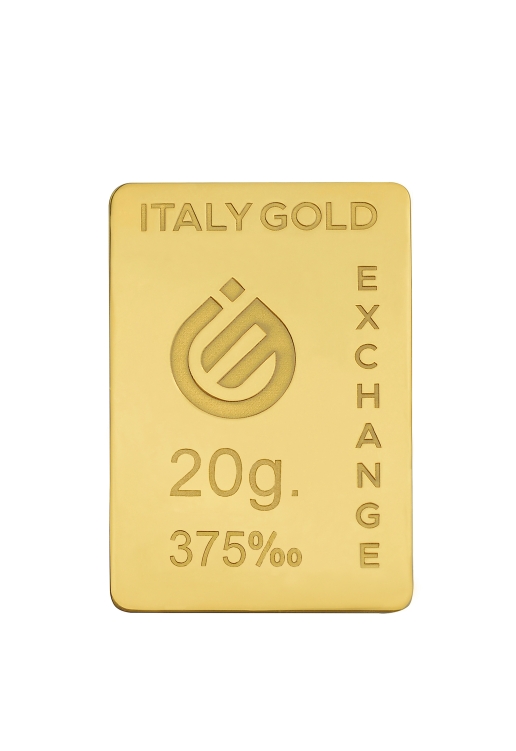 Lingotto 20 grammi in oro -  Oro Giallo 9 Kt - Precious Components