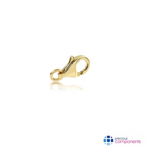 9K Yellow Gold Gold Pear Clasps 12.1 mm - Precious Components
