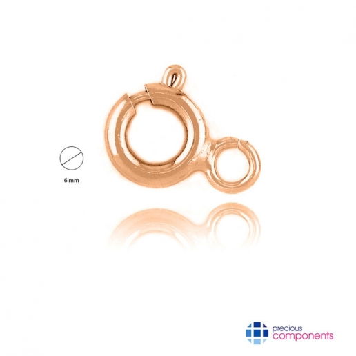 Pcomponent - Spring rings 6mm -    - Precious Components - Gold findings - Precious Components