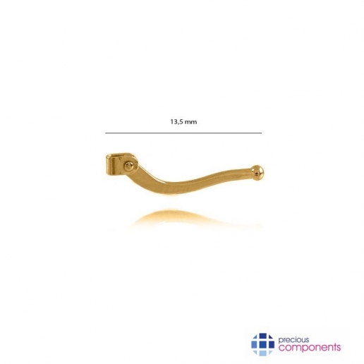 Pcomponent - Wire Bayonets  13.5mm   - Precious Components - Gold findings - Precious Components
