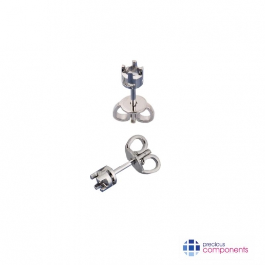 Pcomponent - Mounting for earrings   - Precious Components - Gold findings - Precious Components