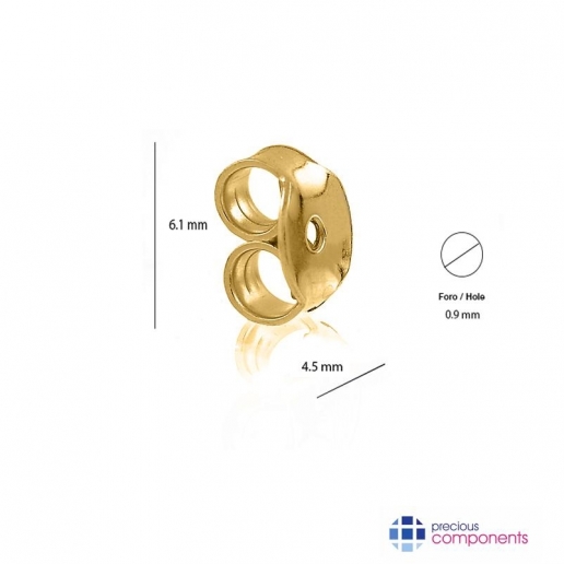 Pcomponent - Butterflies 4.5mm   - Precious Components - Gold findings - Precious Components