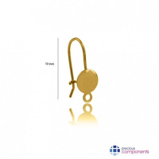 Pcomponent - Round Hooks 19mm   - Precious Components - Gold findings - Precious Components