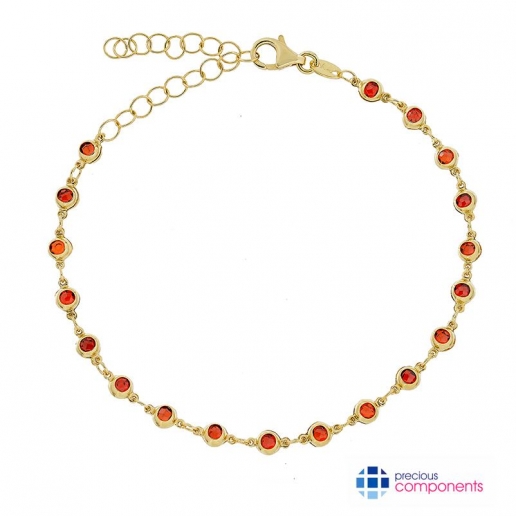 Bracelet Perles -  Or Jaune 750 - Precious Components