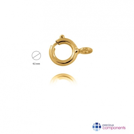 21K Gold Superlight Spring Rings 4.5 mm - Precious Components