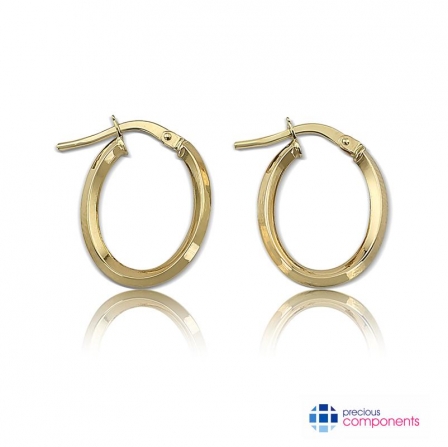 OHRIRNG OVAL - Gold 14K - Precious Components