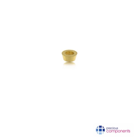 18K Gold Low Conical chaton - Precious Components