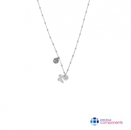 925 Sterling Silver Life Necklace - Precious Components